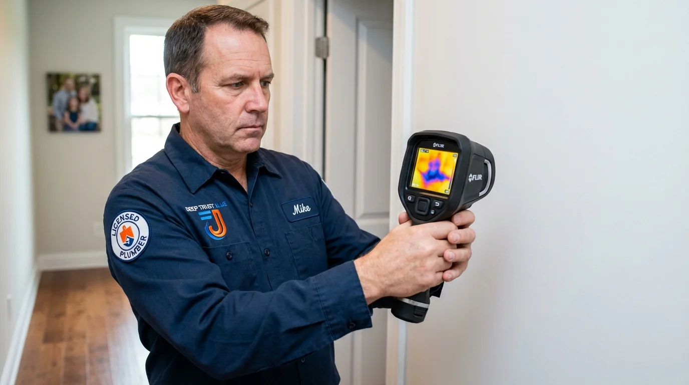 Thermal imaging leak detection by Johns Plumbing LLC in Ladera Ranch